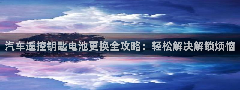 优发国际官方网平台：汽车遥控钥匙电池更换